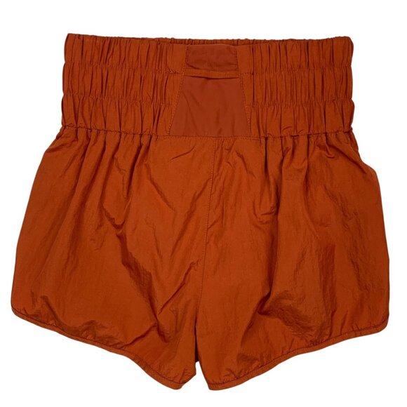 Free People FP Movement The Way Home Shorts M Orange High Rise Built In Brief - Picture 12 of 13